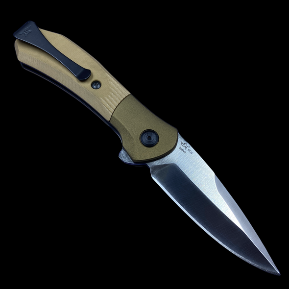 Buck Paradigm Spring Assisted Knife Brown G-10 (3" Satin)