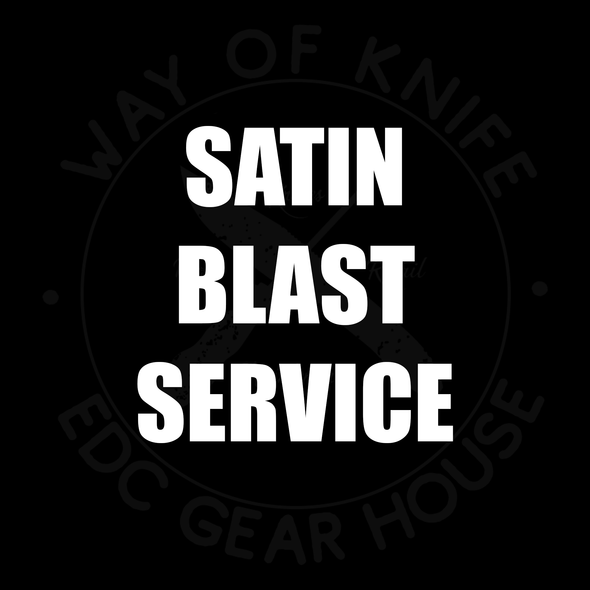 Satin Blast (High Grit Sand Blasted Finish)