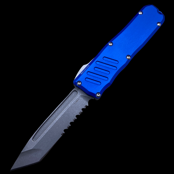Guardian Tactical RECON-035 Tanto OTF Auto Knife Blue (3.3" BB/SW Serr)