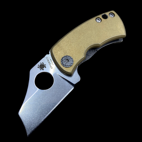 Spyderco McBee Full Flat Copper & Brass Handle (Exclusive)