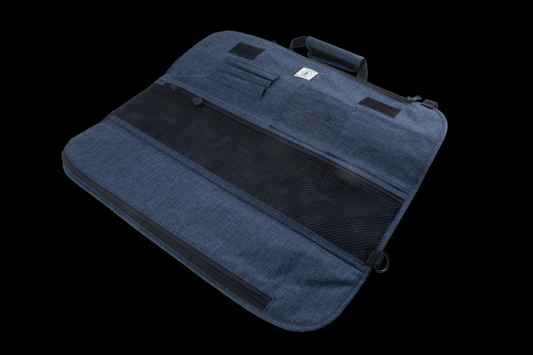 Messermeister Preservation 8 Pocket Heather Navy Knife Roll