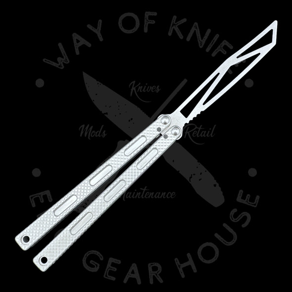 Spyderco SmallFly 2 Butterfly Knife Gray G-10 (3.4 Satin CPM Cru-Wear) -  Way Of Knife & EDC Gear House