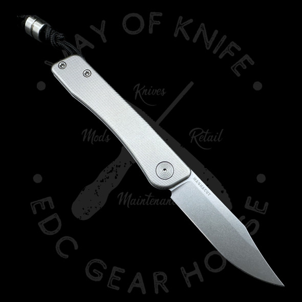 *Pre Owned* Tactile Knife Co. the Bexar Titanium Slipjoint Magnacut (2.84" Stonewash)