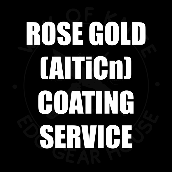 Rose Gold (AlTiCn) Coating Service