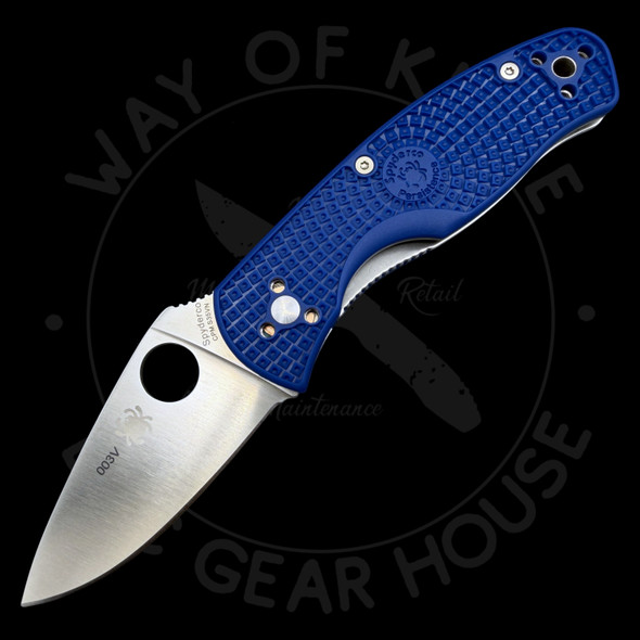 *Pre Owned* 003 Spyderco Persistence Lightweight Liner Lock Knife Blue FRN (2.75" Satin S35VN)