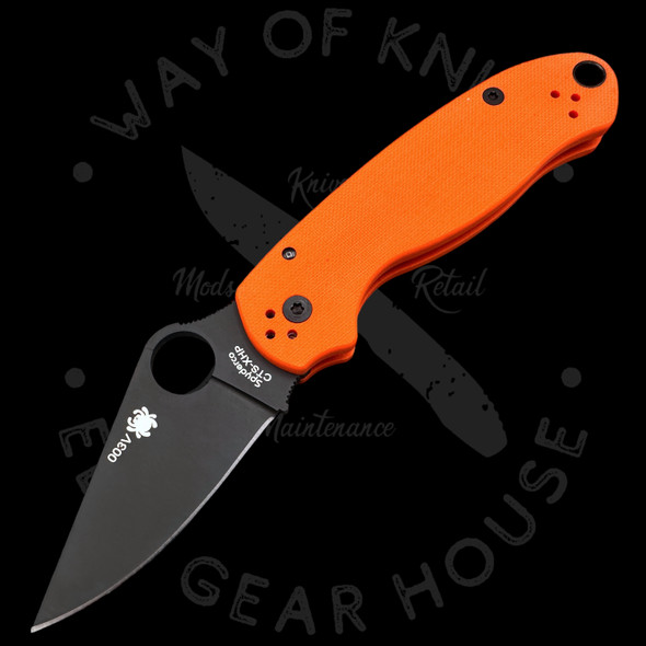 Pre Owned* 003 Spyderco Shaman Orange G-10 CTS XHP (3.60