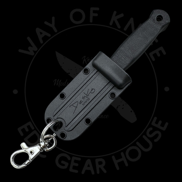 Demko Knives Armiger 2 Clip Point Mini Full Tang Fixed Blade (2in Satin)