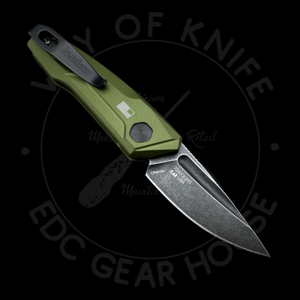 Kershaw Launch 9 Automatic Knife OD Green Aluminum (1.8" Black SW) 7250OLBW Kershaw Launch 9 Automatic Knife OD Green Aluminum (1.8" Black SW) 7250OLBW