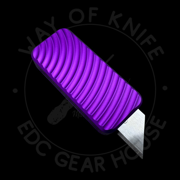 Rivery MFG Zero Original Pattern Purple Aluminum with lanyard hole Rivery MFG Zero Original Pattern Purple Aluminum with lanyard hole