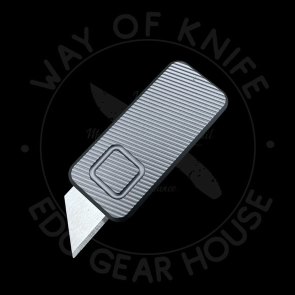 Rivery MFG Custom Zero File Pattern Gunmetal Gray Aluminum with lanyard hole Rivery MFG Custom Zero File Pattern Gunmetal Gray Aluminum with lanyard hole