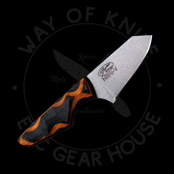 B. Kohn Mini Neck Knife "Halloween Vibes" Nitro-V (1.5" Bead Blast) B. Kohn Mini Neck Knife "Halloween Vibes" Nitro-V (1.5" Bead Blast)