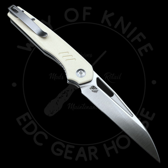 CIVIVI Guile Liner Lock Knife Ivory G-10 (3.25" Satin)