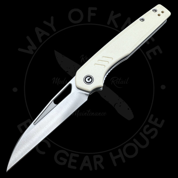 CIVIVI Guile Liner Lock Knife Ivory G-10 (3.25" Satin)