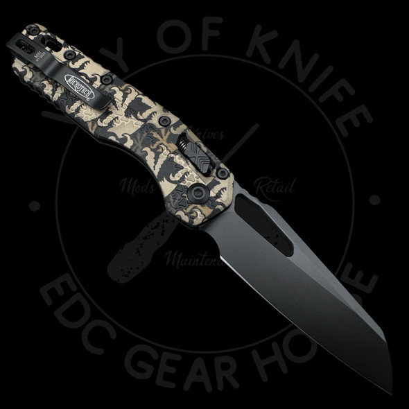 Microtech MSI Sheepsfoot Ram-Lok Knife Claw Burst Camo Polymer (3.9" Black)