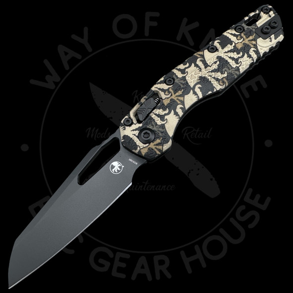 Microtech MSI Sheepsfoot Ram-Lok Knife Claw Burst Camo Polymer (3.9" Black) Microtech MSI Sheepsfoot Ram-Lok Knife Claw Burst Camo Polymer (3.9" Black)