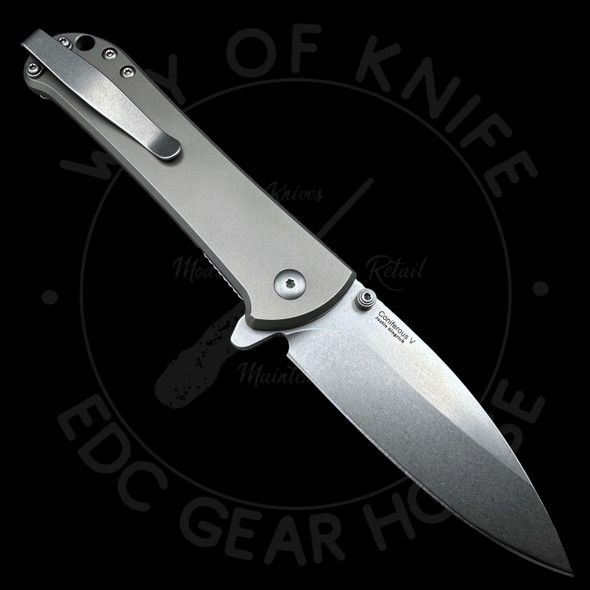 *Pre Owned* Kizer Coniferous V Liner Lock Knife Ti/Micarta(3.3" Stonewash) V4609C1