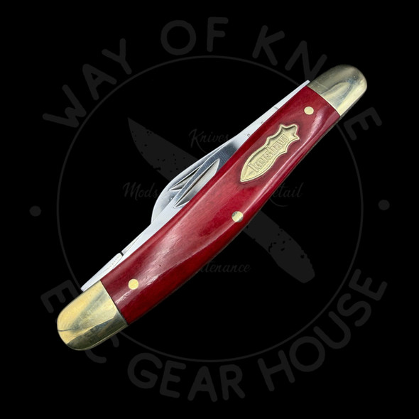 *Pre Owned* Kershaw Brandywine Slipjoint Traditional Red Bone 3 Tool D2 (2.6" Polished)