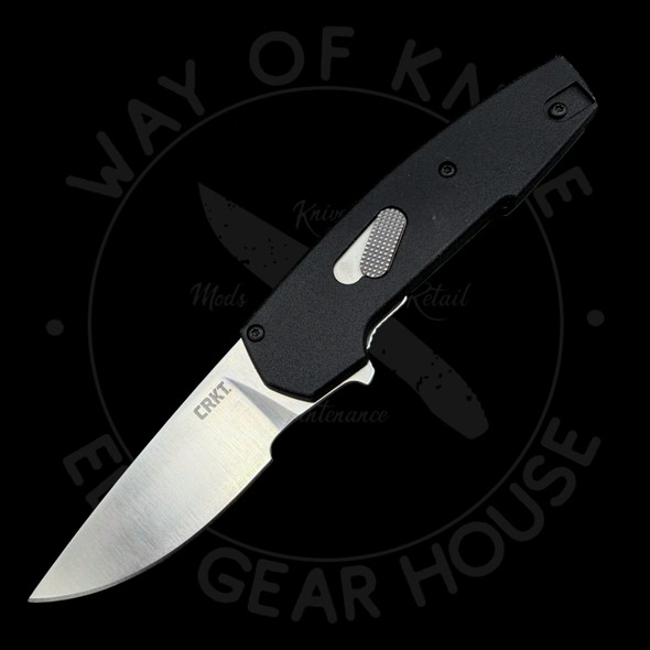 *Pre Owned* CRKT Cottidae Liner Lock Black Aluminum D2 (2.61" Satin)