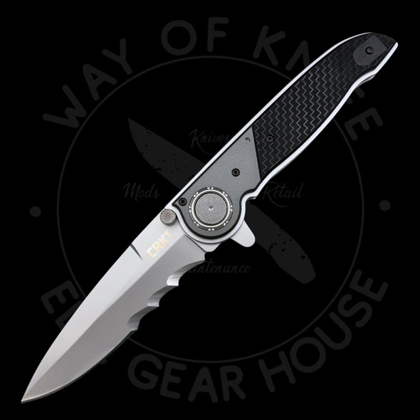 *Pre Owned* CRKT M40-15 Pivot Lock Partial Serrated 4116 (4" Bead Blast)