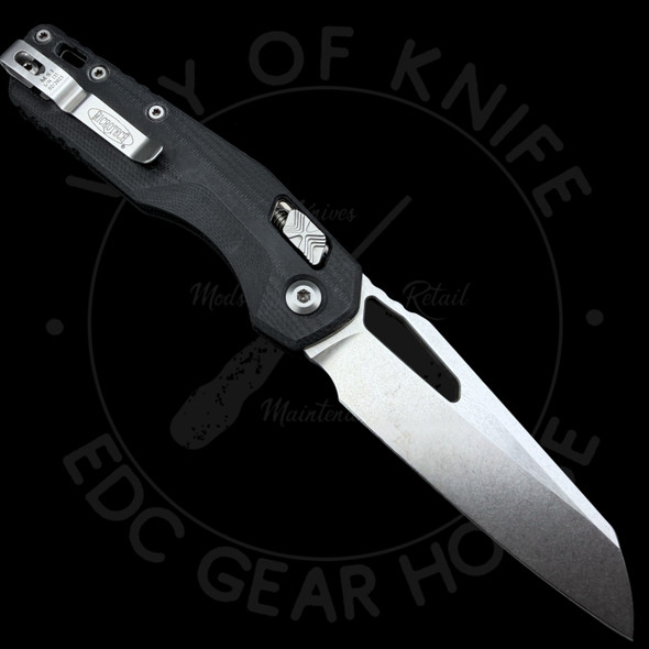 *Pre Owned* Microtech Standard Issue MSI RAM-LOK Knife Black G10 Stonewashed Blade (3.75in M390MK)