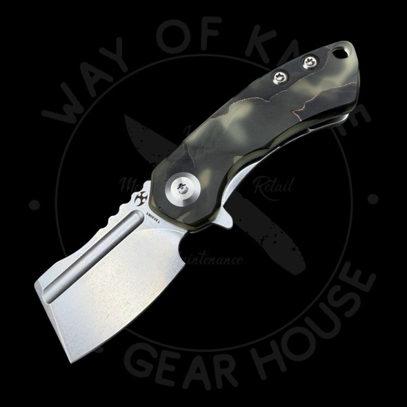 Kansept Mini Korvid Flipper Luminous Resin Handle 154CM (1.45" Stonewash)