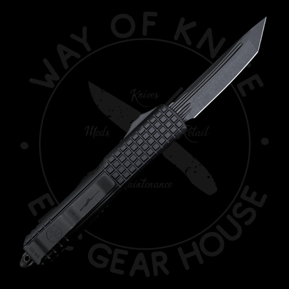*Pre Owned* Microtech Ultratech Delta Tanto Frag Shadow Fluted DLC Nickel Boron (3.4" DLC)