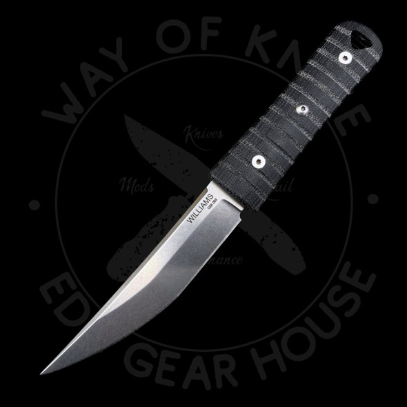 *Pre Owned* Williams Blade Design OZK 003 Fixed Blade Magnacut (4.5" Stonewash)
