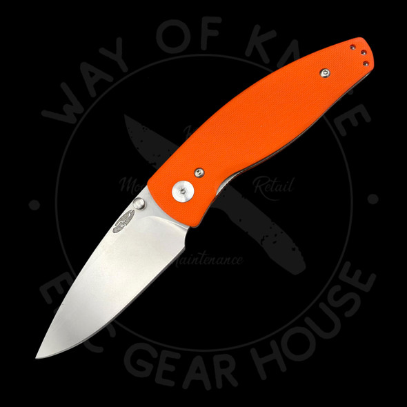 *Pre Owned* TRM Neutron V1 Orange G-10 20CV (2.76" Stonewash)