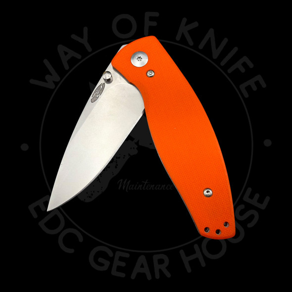 *Pre Owned* TRM Neutron V1 Orange G-10 20CV (2.76" Stonewash)
