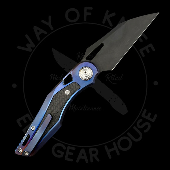 *Pre Owned* EOS Urchin Friction Folder Flame Anodized Titanium Nitro-V (3.125" DLC)