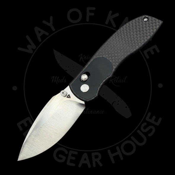*Pre Owned* TuyaKnife Big Belly Slide Lock Carbon Fiber M390 (3.5" Satin)