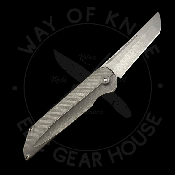 *Pre Owned* Jake Hoback Backslip Slipjoint Titanium AEB-L (2.96" Stonewash)