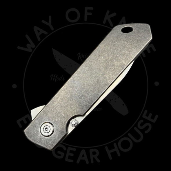 *Pre Owned* Hoo Knives Double Detent V3 M390 (2.85" Stonewash)