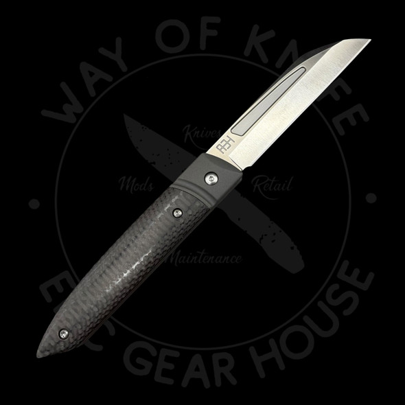 *Pre Owned* HEA Design Falcon Slipjoin Carbon Fiber S35VN (2.7" Satin)
