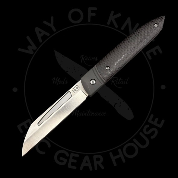 *Pre Owned* HEA Design Falcon Slipjoin Carbon Fiber S35VN (2.7" Satin)