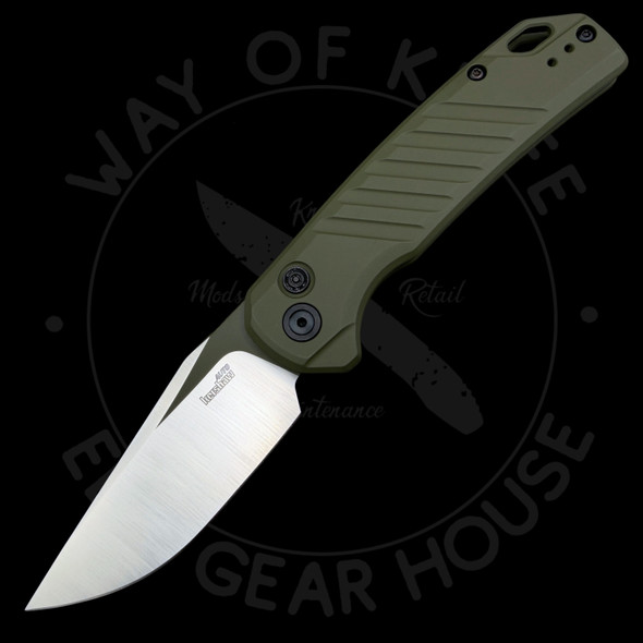 Kershaw Launch 23 Auto Knife OD Green Aluminum (3.3" Two-Tone) 7305OL