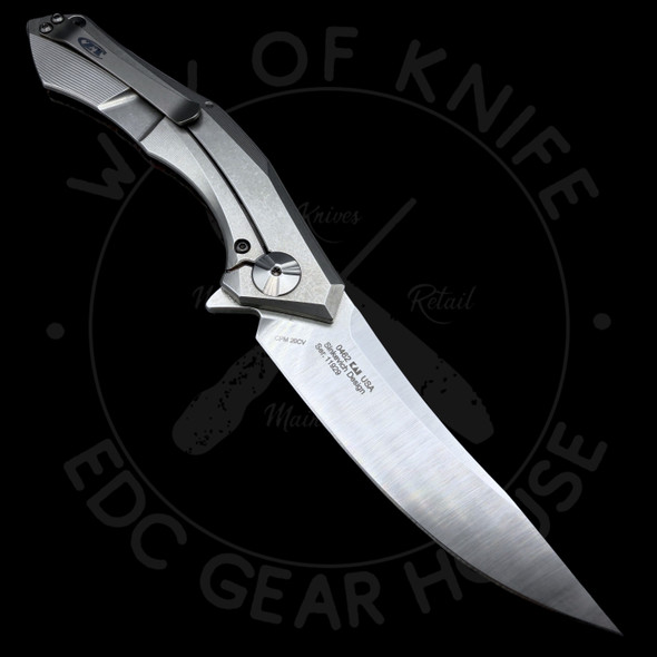 *Pre Owned* Zero Tolerance Sinkevich 0462 Flipper Knife Red Carbon Fiber (3.7" Satin) ZT