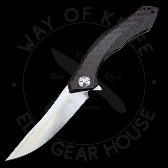 *Pre Owned* Zero Tolerance Sinkevich 0462 Flipper Knife Red Carbon Fiber (3.7" Satin) ZT