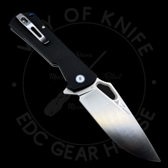 *Pre Owned* SRM Knives 1168 Black G10 Linerlock Folding D2 Knife 1168