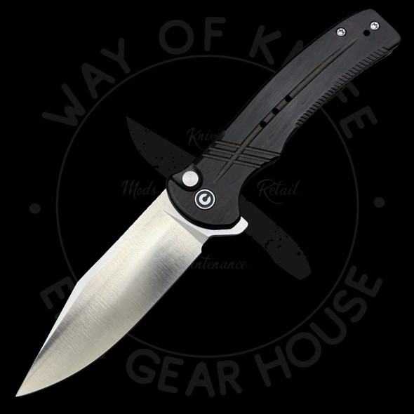 *Pre Owned* KC Exclusive CIVIVI Cogent Ebony Wood Handles (3.47" S35VN) Satin Blade