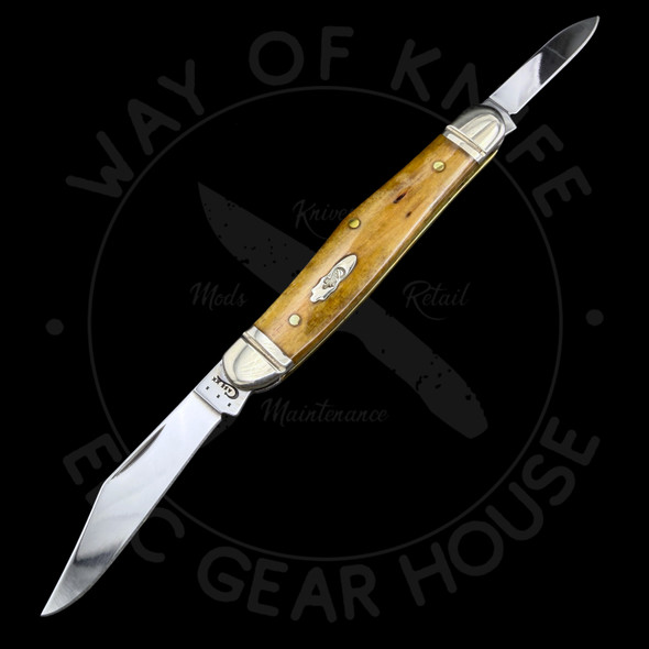 *Pre Owned* Case Half Whittler Knife, Smooth Antique Bone, CA-58189