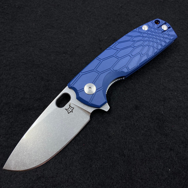 Fox Knives Vox Core Liner Lock Knife Blue FRN (2.8" Stonewashed Blade) 