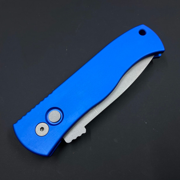 Pro-Tech Emerson CQC-7 Spear Point Automatic Knife Blue (3.25" Bead Blast)