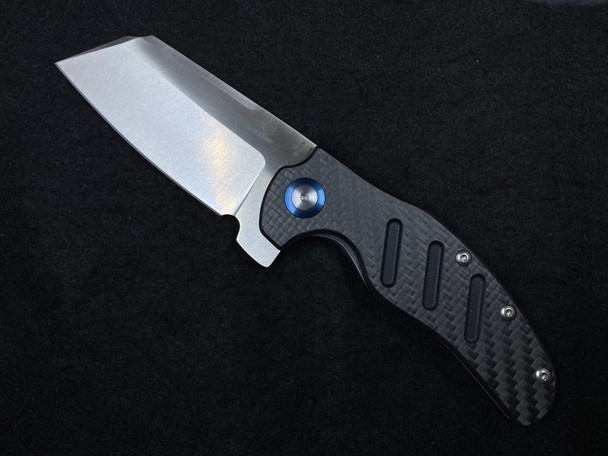 Kizer Vanguard Sheepdog XL C01C Liner Lock Knife Carbon Fiber (4" Satin)