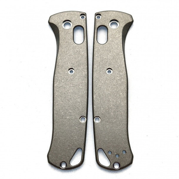 Flytanium Stonewashed Titanium Scales For Benchmade Bugout