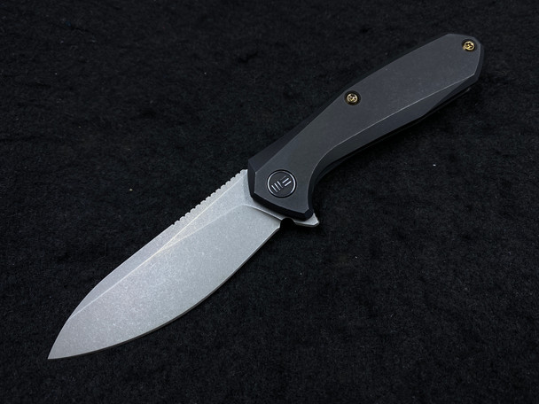 WE Knife Co. Mote Frame Lock Knife Black Titanium (2.6" BB/SW) 2005C