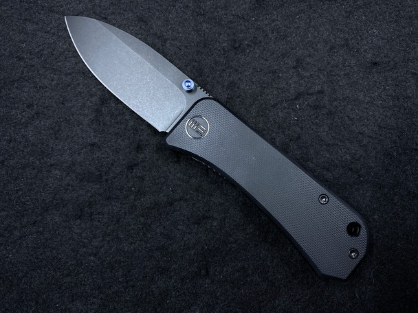 WE Knife Co. Banter Liner Lock Knife Black G-10 (2.9" Black)