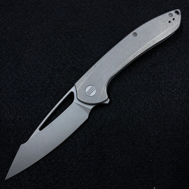 WE Knife Co. Fornix Frame Lock Knife Gray Titanium (3.5" Stonewash)