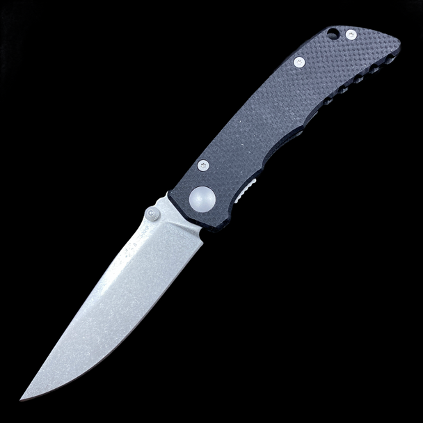 Spartan Blades Talos Liner Lock Knife Black G-10 (3.1" Stonewash XHP)
