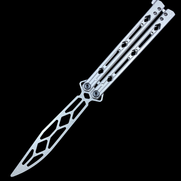 Kershaw Lucha Trainer Balisong Butterfly Knife Stainless Steel (4.6" Stonewash)
